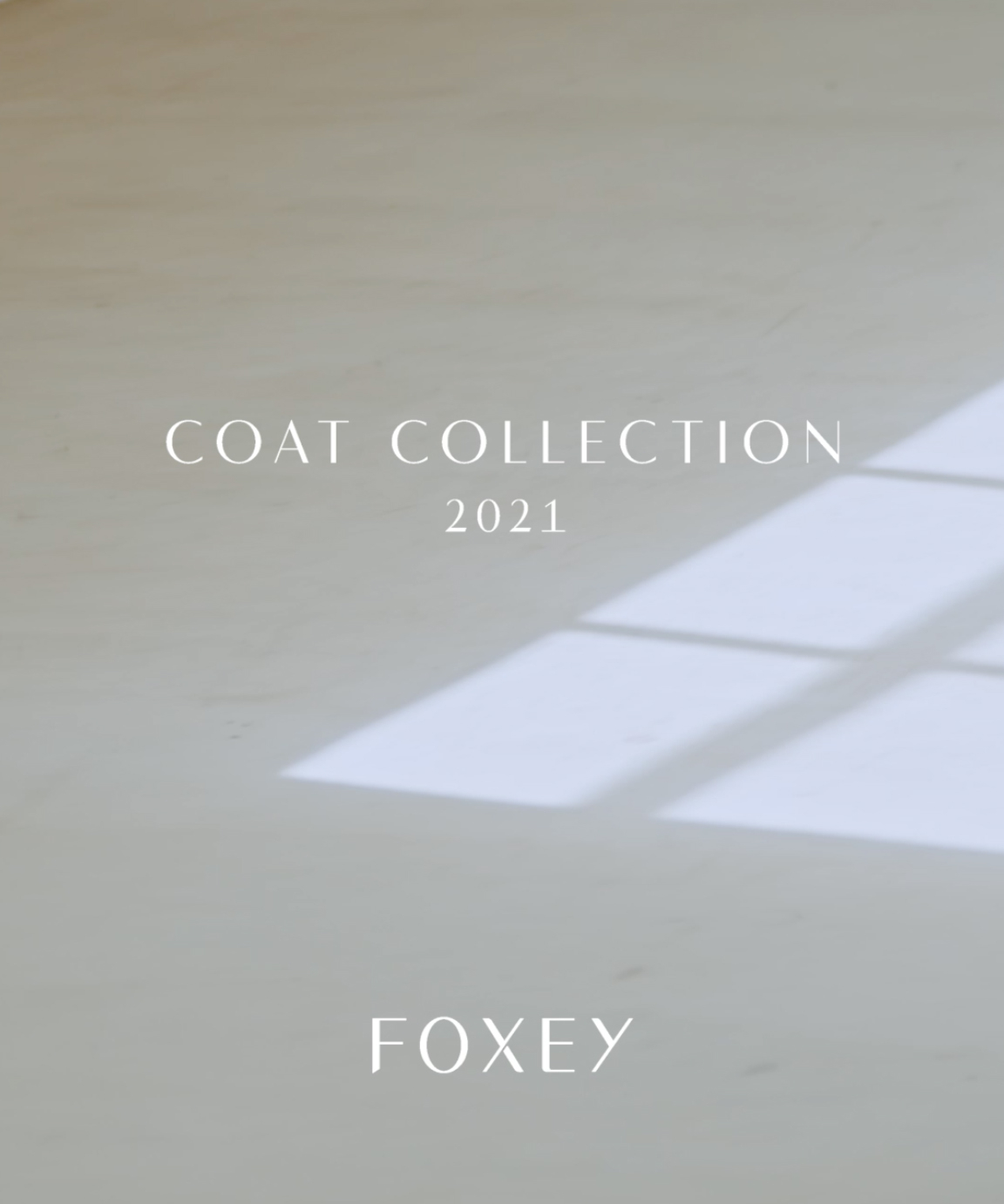 COAT COLLECTION 2021 動画配信のご案内